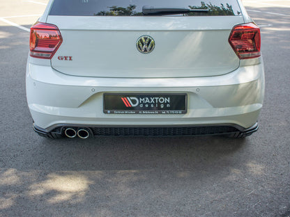 Maxton Design Rear Side Splitters Volkswagen Polo GTI Mk6 - Carbon Look