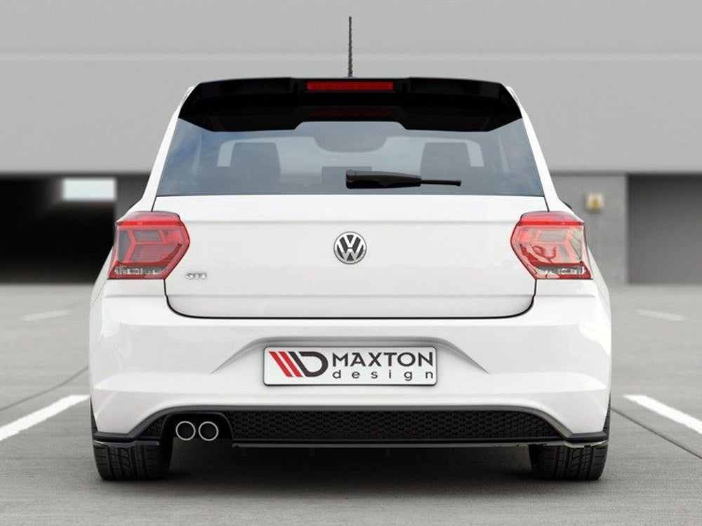 Maxton Design Rear Side Splitters V.2 Volkswagen Polo GTI / R-Line Mk6  - Carbon Look