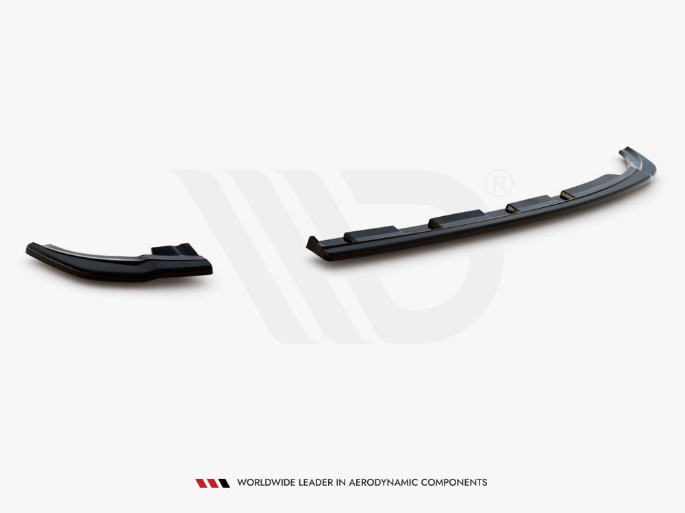 Maxton Design Rear Side Splitters V.2 Volkswagen Polo GTI / R-Line Mk6  - Carbon Look