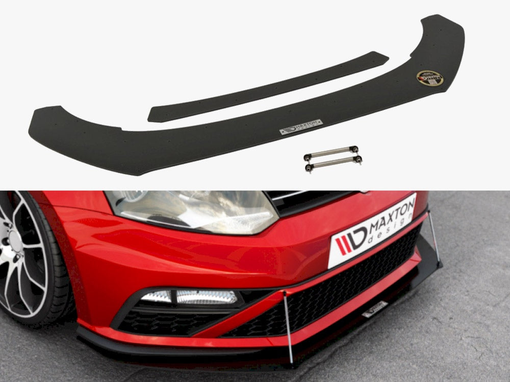 Maxton Design Front Racing Splitter Volkswagen Polo GTI Mk5 Facelift