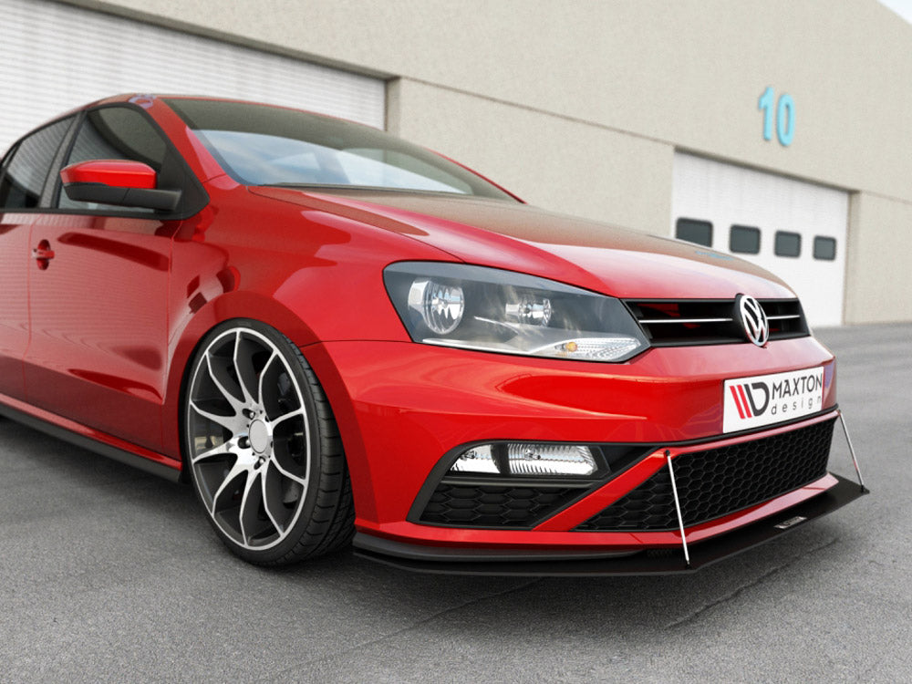 Maxton Design Front Racing Splitter Volkswagen Polo GTI Mk5 Facelift