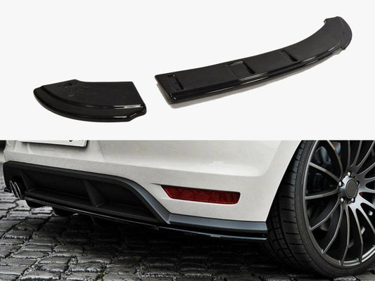 Maxton Design Rear Splitter (Vertical Bars) Volkswagen Polo GTI Mk5 Facelift