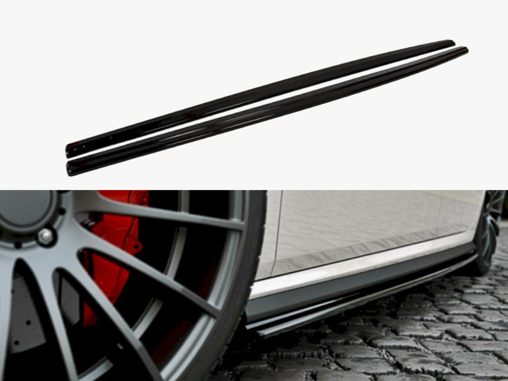 Maxton Design Side Skirts Diffusers VW Polo GTI Mk5 Facelift
