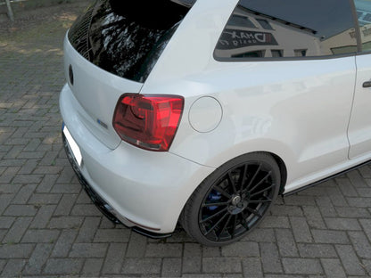 Maxton Design Rear Side Splitters Volkswagen Polo WRC Mk5 - Carbon Look