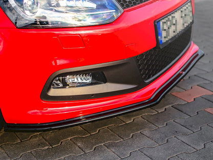 Maxton Design Front Splitter V.2 Volkswagen Polo GTI Mk5