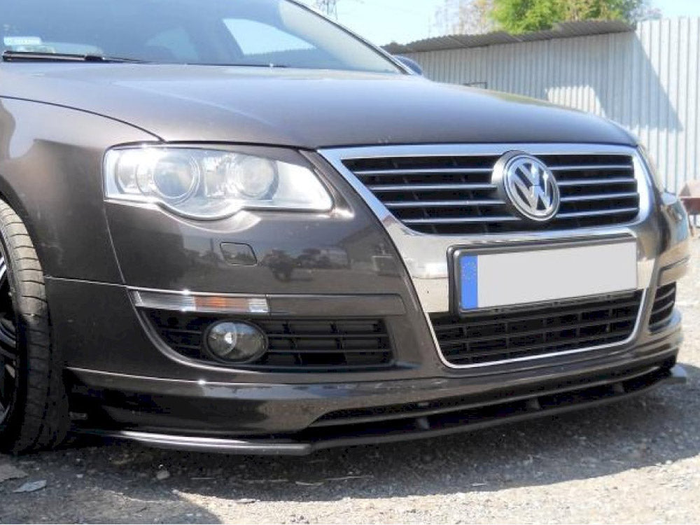 Maxton Design Front Splitter VW Passat B6 Votex - Carbon Look
