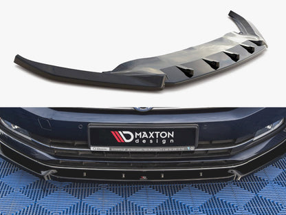 Maxton Design Front Splitter V.2 Volkswagen Passat B8 - Carbon Look
