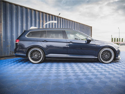 Maxton Design Side Skirts Diffusers VW Passat B8 (2014-2019) - Carbon Look