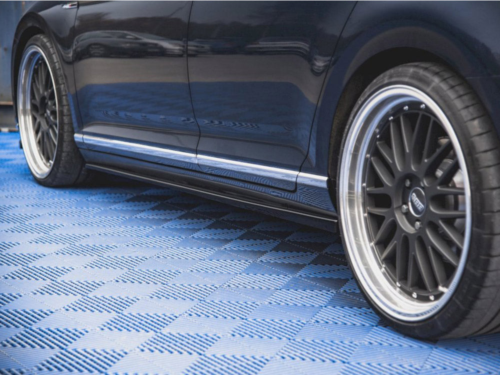 Maxton Design Side Skirts Diffusers VW Passat B8 (2014-2019) - Carbon Look