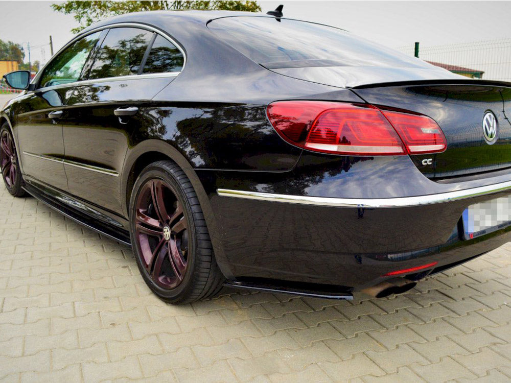 Maxton Design Rear Side Splitters Volkswagen CC R-Line - Textured