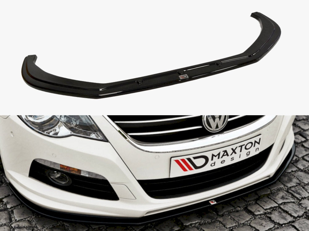 Maxton Design Front Splitter VW Passat CC R36 Rline (Preface) - Carbon Look