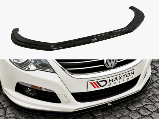 Maxton Design Front Splitter VW Passat CC R36 Rline (Preface) - Carbon Look