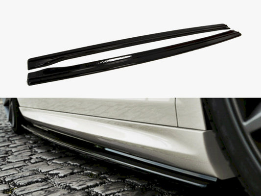 Maxton Design Side Skirts Diffusers VW Passat CC R36 Rline (Preface)