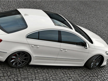 Maxton Design Side Skirts Diffusers VW Passat CC R36 Rline (Preface)