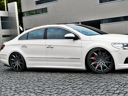 Maxton Design Side Skirts Diffusers VW Passat CC R36 Rline (Preface)