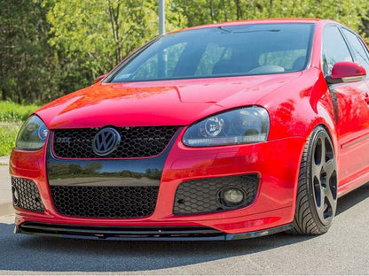 Maxton Design Front Splitter VW Golf V GTI (For GTI 30TH Front Bumper Spoiler) - Carbon Look