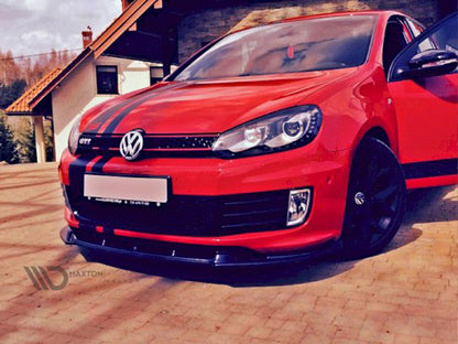 Maxton Design Front Splitter VW Golf VI GTI 35TH