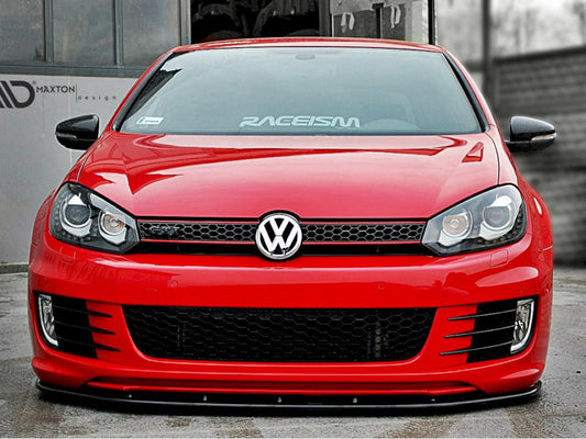 Maxton Design Front Splitter VER.2 VW Golf VI (For Golf GTI 35TH)