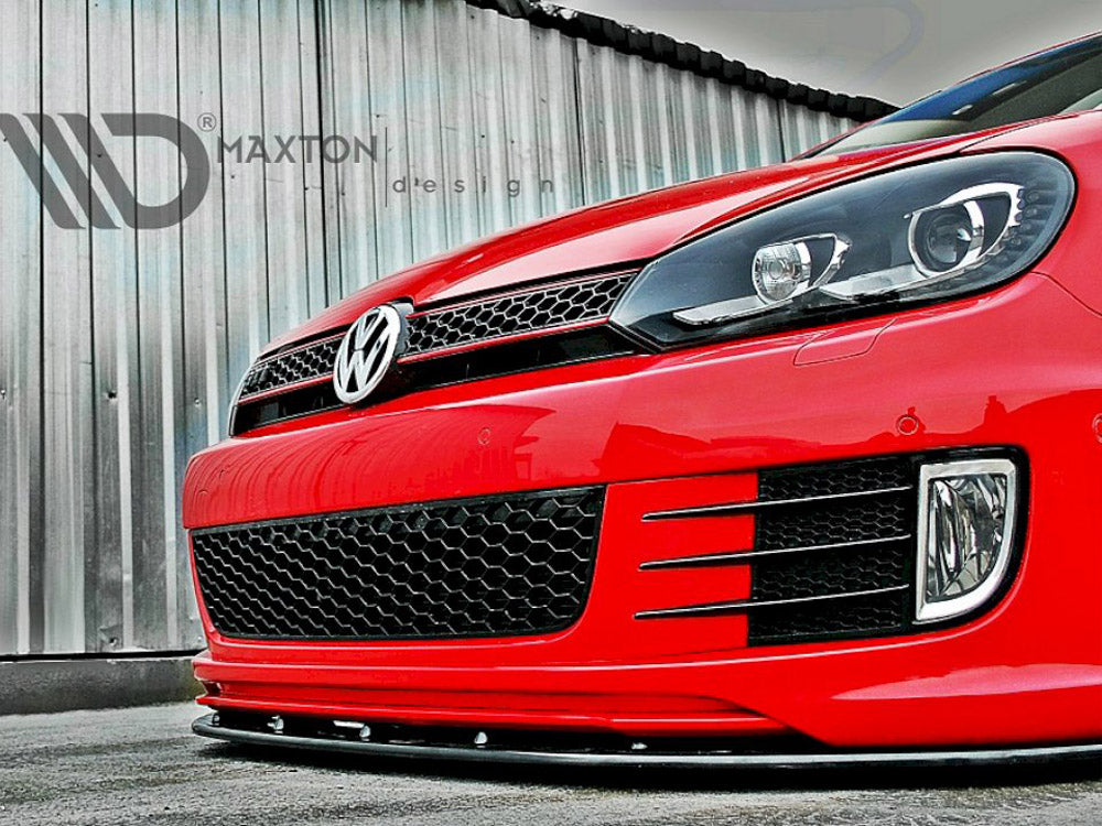 Maxton Design Front Splitter VER.2 VW Golf VI (For Golf GTI 35TH)