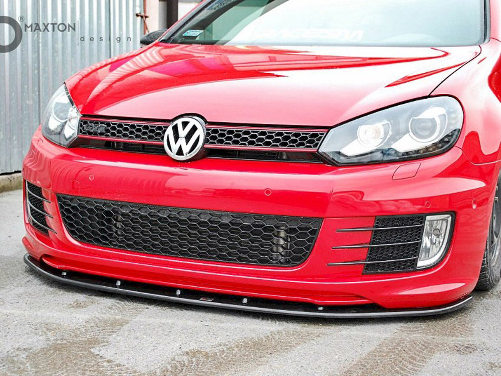 Maxton Design Front Splitter VER.2 VW Golf VI (For Golf GTI 35TH)