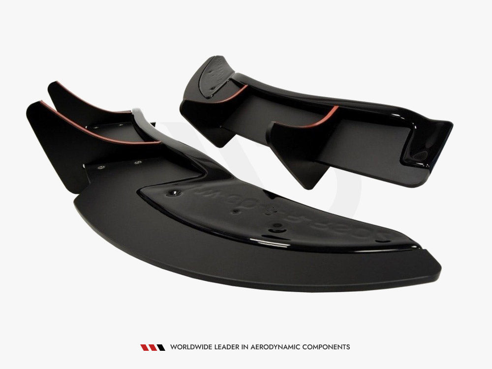 Maxton Design Rear Splitter VW Golf MK6 R (2008-2012)