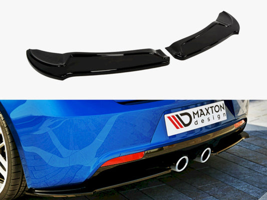 Maxton Design Rear Side Splitters VW Golf VI R  - Textured