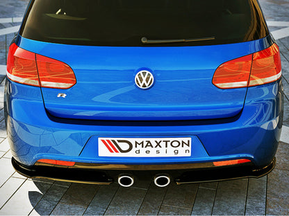 Maxton Design Rear Side Splitters VW Golf VI R  - Textured