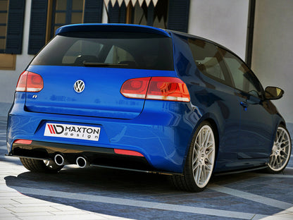 Maxton Design Rear Side Splitters VW Golf VI R  - Textured