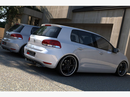 Maxton Design Rear Valance VW Golf VI With 2 Exhaust HOLE