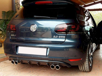 Maxton Design Rear Valance VW Golf VI With 2 Exhaust HOLE