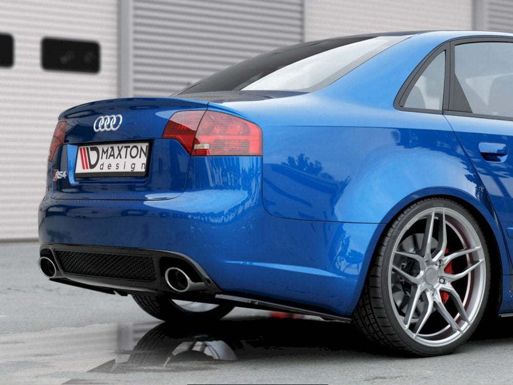 Maxton Design Rear Side Splitters V.1 Audi RS4 Sedan B7 - Textured