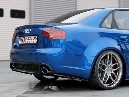 Maxton Design Rear Side Splitters V.1 Audi RS4 Sedan B7 - Textured