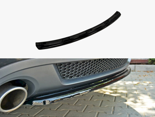 Maxton Design Central Rear Splitter Audi A5 S-Line 8T - Carbon Look