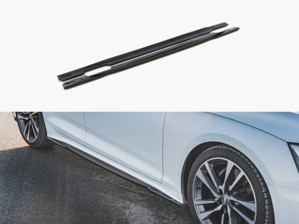 Maxton Design Side Skirts Diffusers Audi S5 / A5 S-Line Sportback F5 Facelift