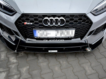 Maxton Design Racing Front Splitter V.1 Audi RS5 Coupe / Sportback F5