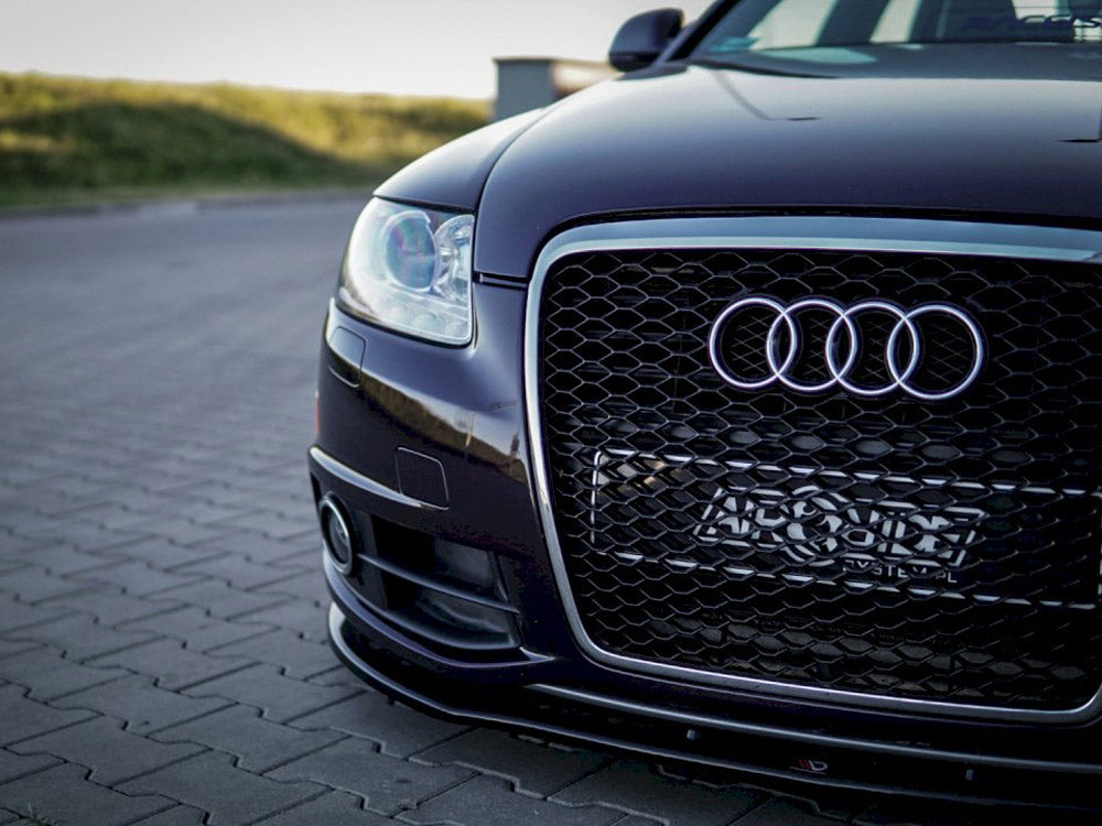 Maxton Design Front Splitter Audi A6 S-Line C6 FL