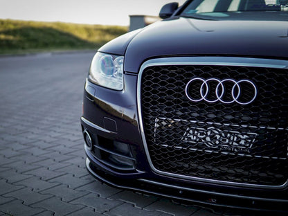 Maxton Design Front Splitter Audi A6 S-Line C6 FL