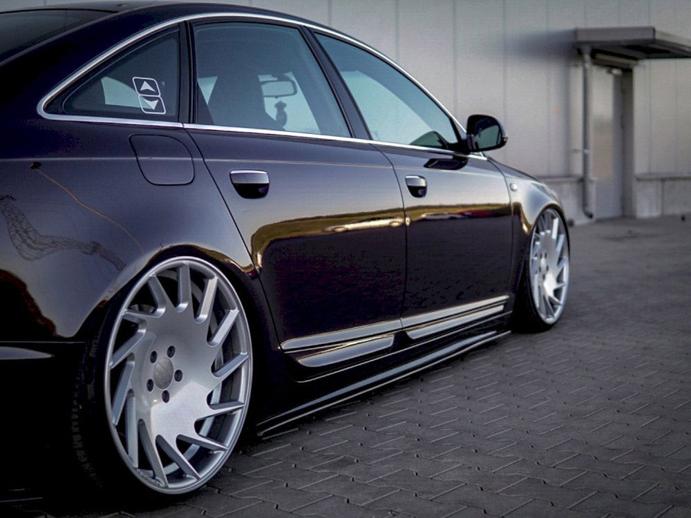 Maxton Design Side Skirt Diffusers Audi A6 S-line C6/ C6 FL (2004-2011)