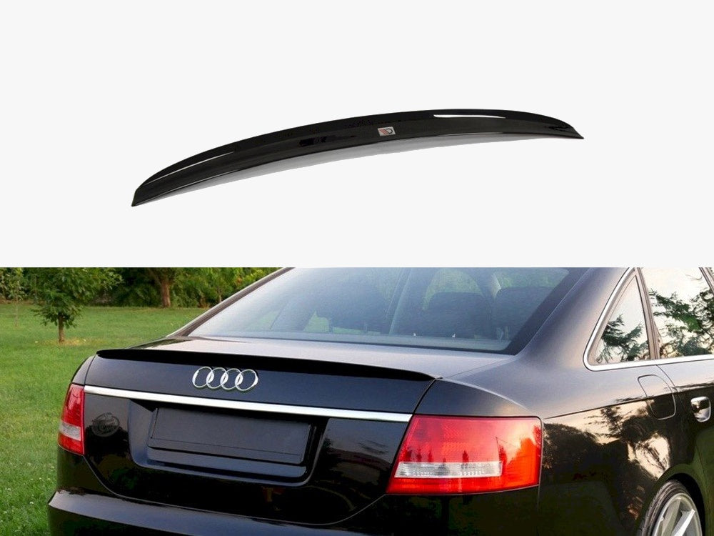 Maxton Design Spoiler CAP Audi A6 S-Line C6 Sedan - Textured
