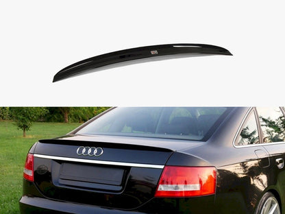 Maxton Design Spoiler CAP Audi A6 S-Line C6 Sedan - Textured