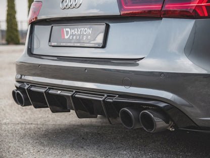 Maxton Design Rear Valance V.1 Audi A6 / A6 C7 S-Line / S6 C7 Facelift