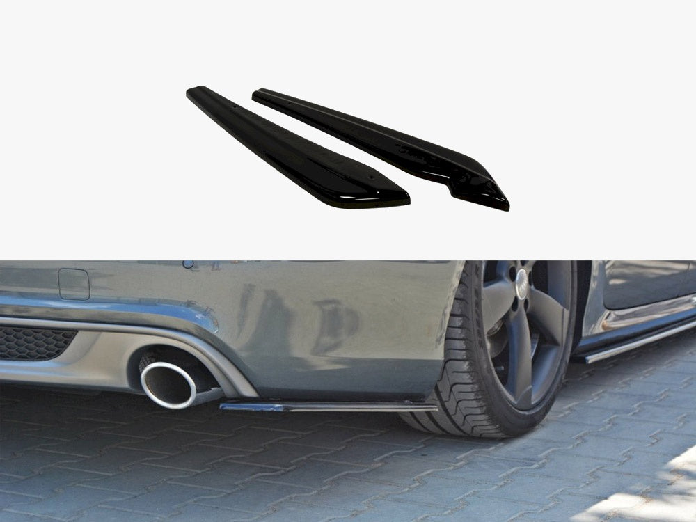 Maxton Design Rear Side Splitters Audi A6 C7 S-Line Avant (2011-2014)