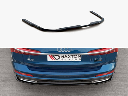 Maxton Design Central Rear Splitter Audi A6 S-Line C8