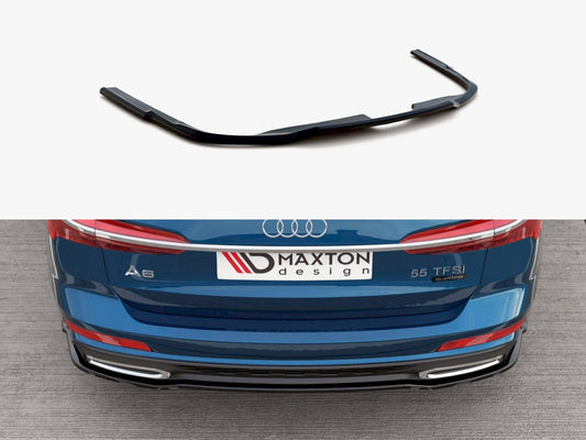 Maxton Design Central Rear Splitter Audi A6 S-Line C8