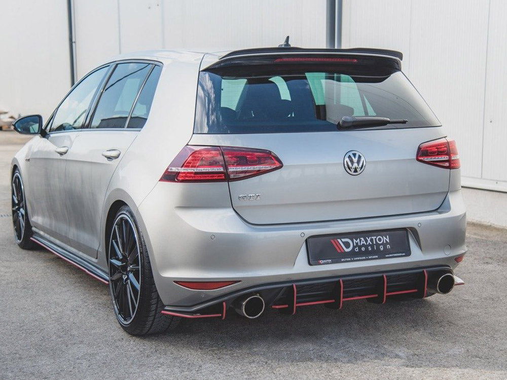 Maxton Design Street PRO Rear Diffuser V.1 VW Golf Mk7 GTI