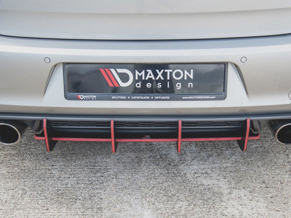 Maxton Design Street PRO Rear Diffuser V.1 VW Golf Mk7 GTI