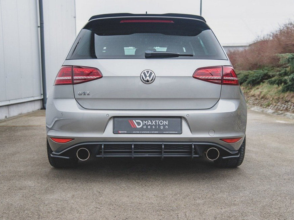 Maxton Design Street PRO Rear Diffuser V.2 VW Golf Mk7 GTI