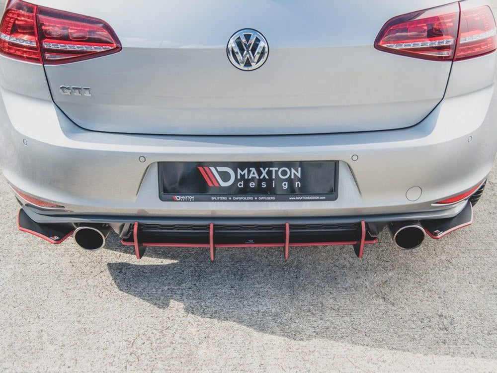 Maxton Design Street PRO Rear Side Splitters V.2 VW Golf Mk7 GTI