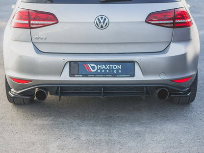 Maxton Design Rear Side Splitters V2 VW Golf 7 GTI (2013-2016) CARBON LOOK