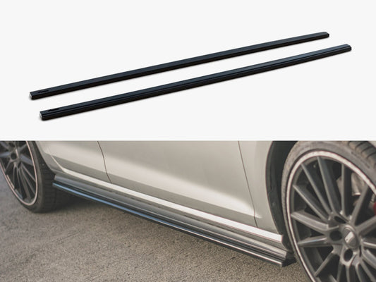 Maxton Design Side Skirts Diffusers V.2 VW Golf 7 GTI (narrow)